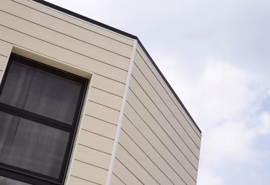 Panneau de parement de grain en bois imperméable en usine, panneau de fibrociment pour mur externe