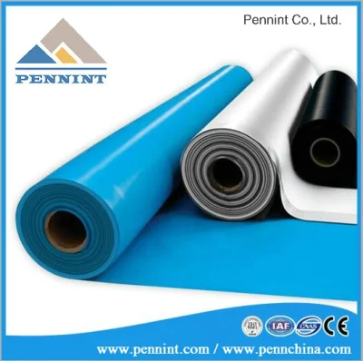 Matériau de toiture de haute qualité en plastique de chlorure de polyvinyle PVC Membrane d'étanchéité pour les travaux de tunnel
